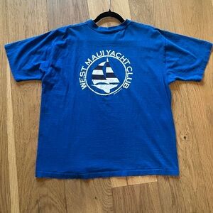 Fruit of the Loom Blue Graphic Tee